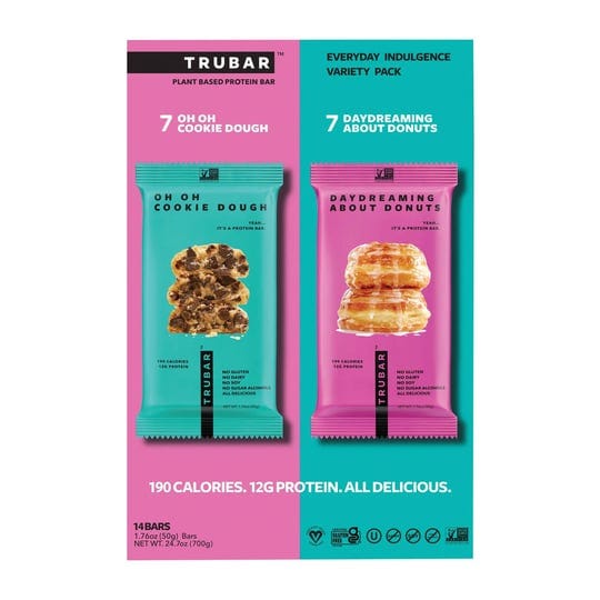 trubar-plant-based-protein-bar-variety-pack-cookie-dough-and-donut-14-ct-1