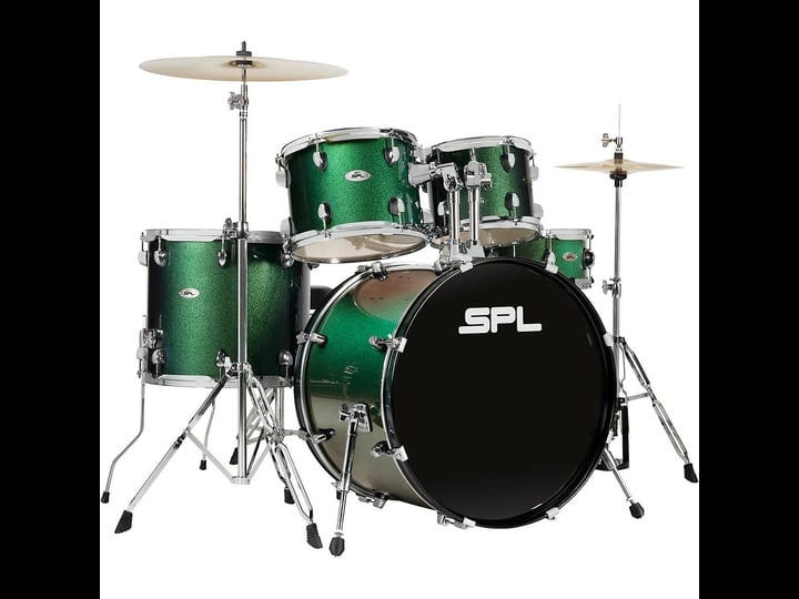 sound-percussion-labs-5pc-unity-ii-all-in-one-drum-set-pine-green-glitter-1