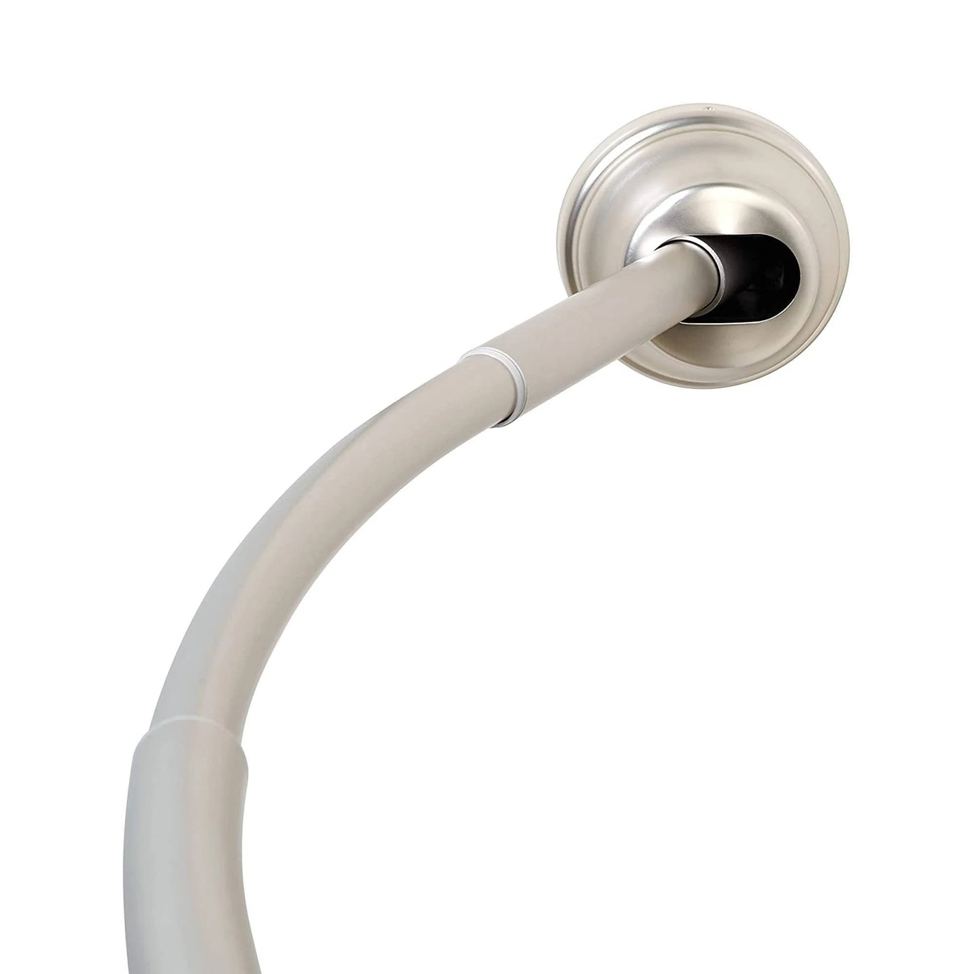 Curved Tension Shower Rod: Rustproof, Versatile, and Stylish | Image