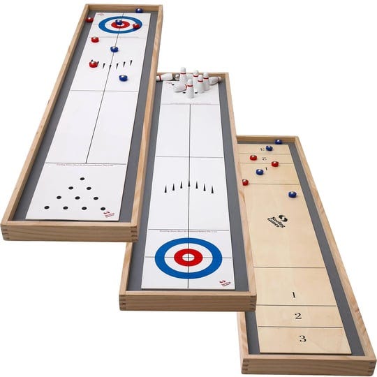 sterling-games-tabletop-shuffleboard-bowling-and-curling-3-in-1-combo-game-set-two-sided-wooden-arca-1