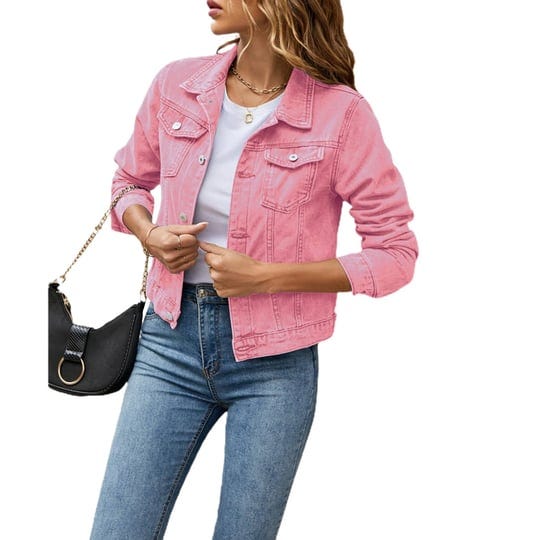 jeanie-jacket-long-sleeve-solid-button-down-chest-pocket-jean-jacket-pink-m-1