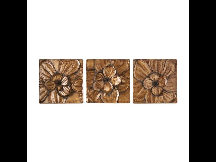 magnolia-wall-panel-3-piece-set-gold-1