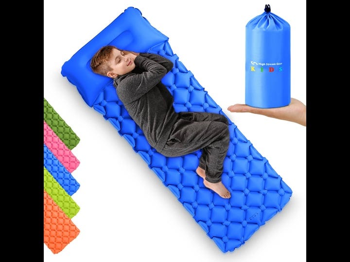 high-stream-gear-kids-sleeping-pad-for-camping-and-sleepovers-with-pillow-inflatable-camping-mattres-1