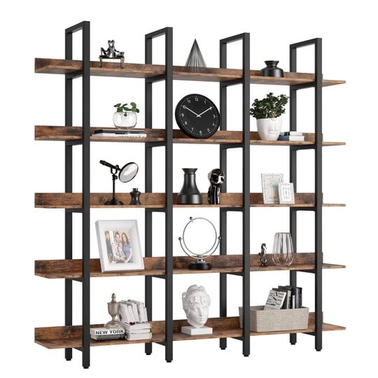 ironck-triple-wide-5-tiers-large-open-shelves-etagere-bookcases-with-back-fence-for-home-office-deco-1