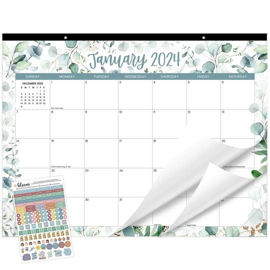 bloom-daily-planners-2024-desk-calendar-16-inch-x-21-inch-greenery-1