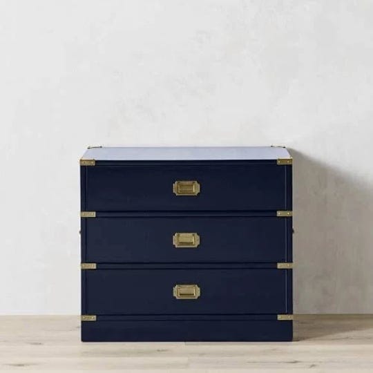 campaign-3-drawer-nightstand-navy-lacquer-antique-brass-williams-sonoma-1