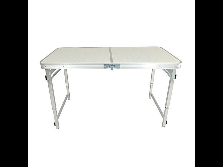 fixturedisplays-4-48-aluminum-folding-table-adjustable-height-24-28-lightweight-portable-camping-tab-1