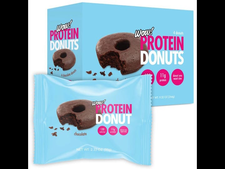wow-protein-donuts-11-grams-of-protein-chocolate-4-pack-size-4-2-33oz-66g-1
