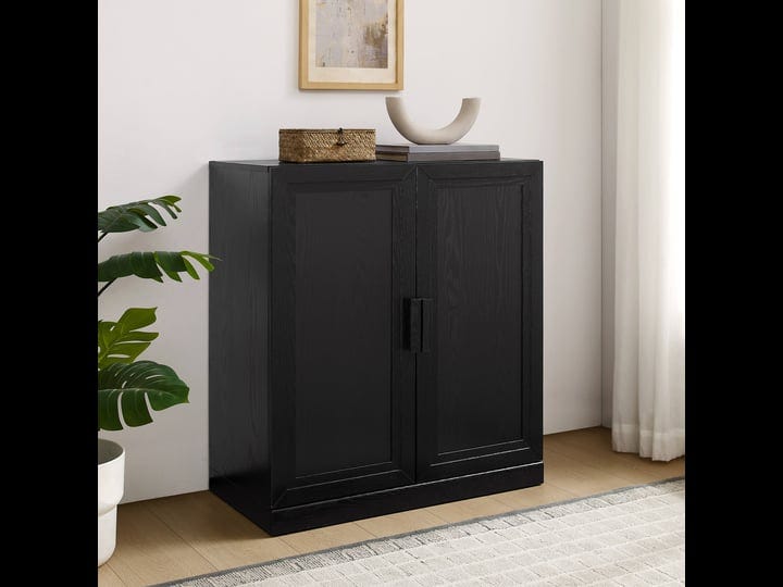essen-stackable-kitchen-pantry-storage-cabinet-black-1