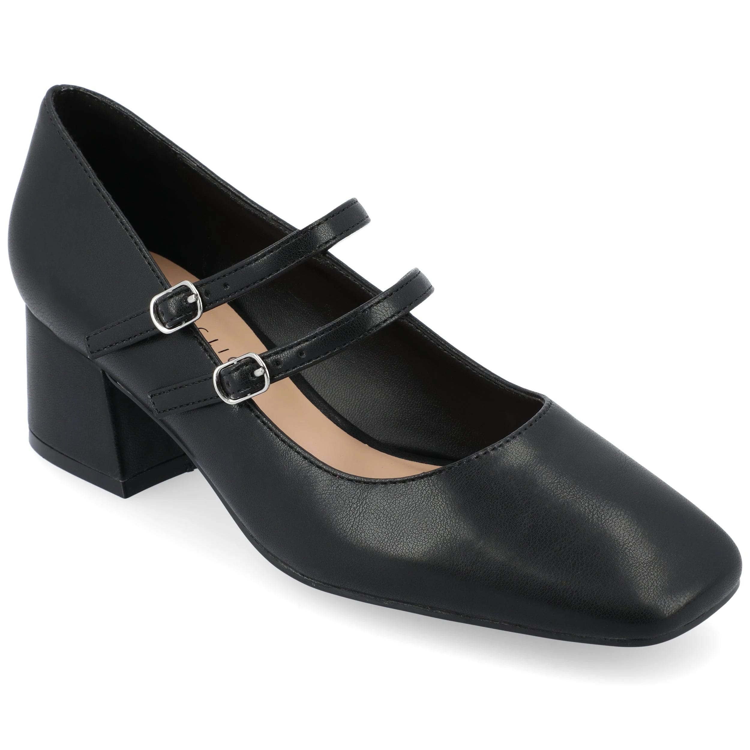 Chic Block Heel Pumps with Memory Foam Insole | Image