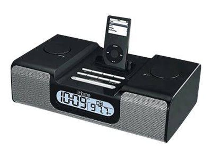 ihome-ih5-clock-radio-and-speaker-system-for-ipod-black-1