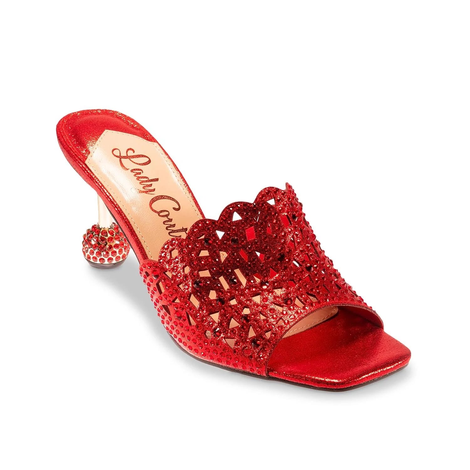 Elegante Red Heels Sandal for Size 11 | Image