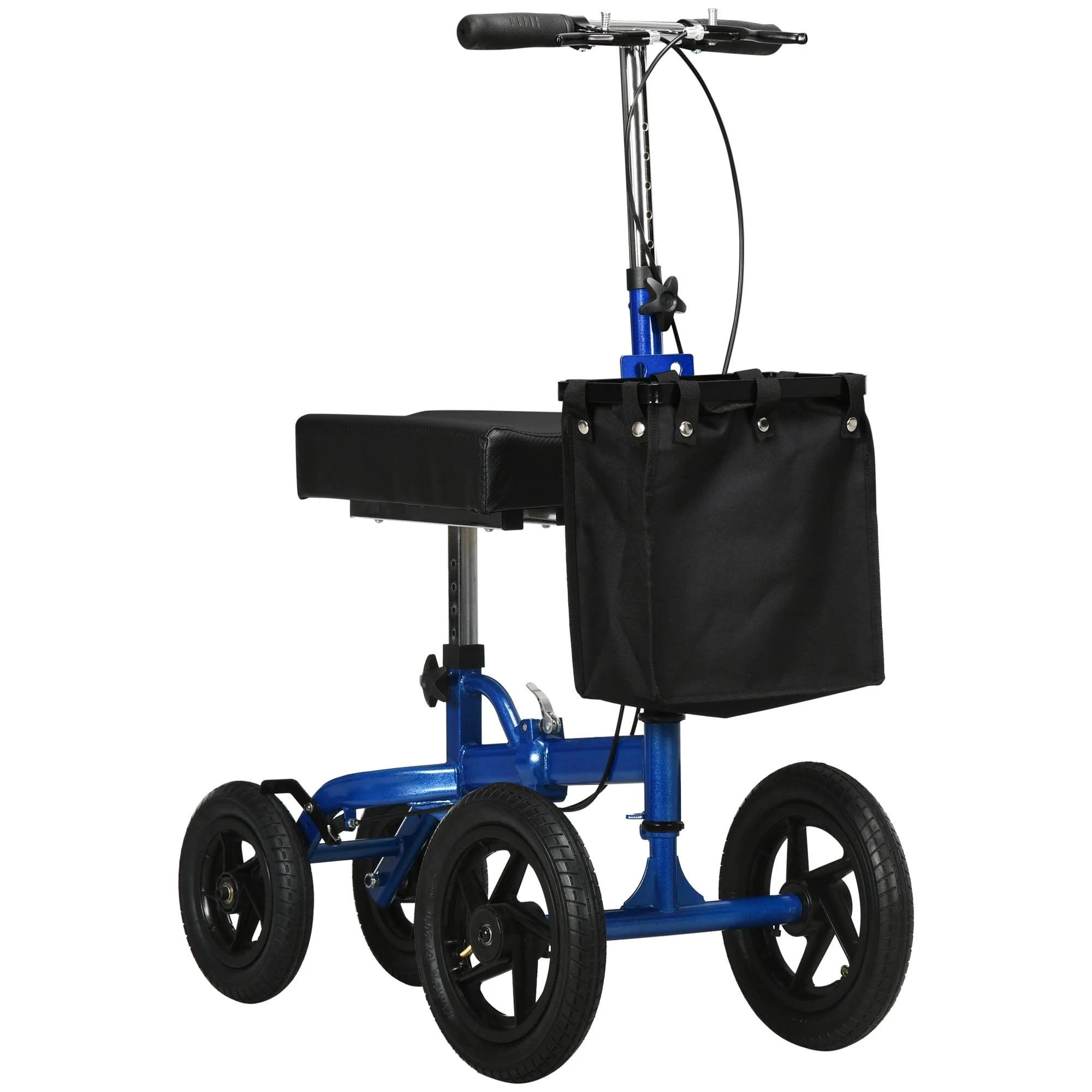 HOMCOM Knee Scooter - Enhanced Mobility & Basket | Image