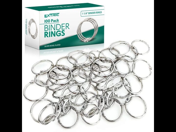 extric-binder-rings-1-14-inch-100-pack-metal-rings-heavy-duty-steel-book-rings-use-for-paper-rings-k-1