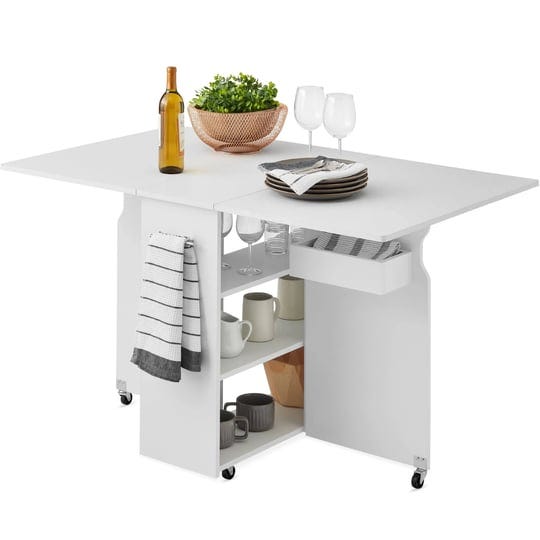 best-choice-products-multipurpose-folding-table-w-built-in-wheels-3-storage-shelves-cubby-carrying-h-1