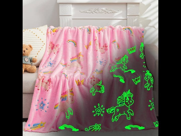 inhand-glow-in-the-dark-blanket-unicorn-kids-throw-blanket-for-couch-unicorn-soft-fleece-blanket-gif-1