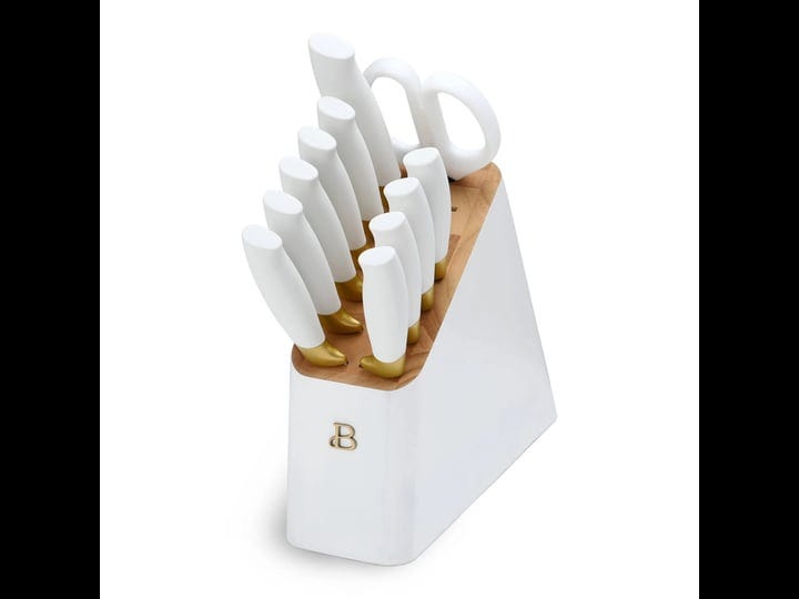 beautiful-12-piece-knife-block-set-with-soft-grip-ergonomic-handles-white-and-gold-by-drew-barrymore-1