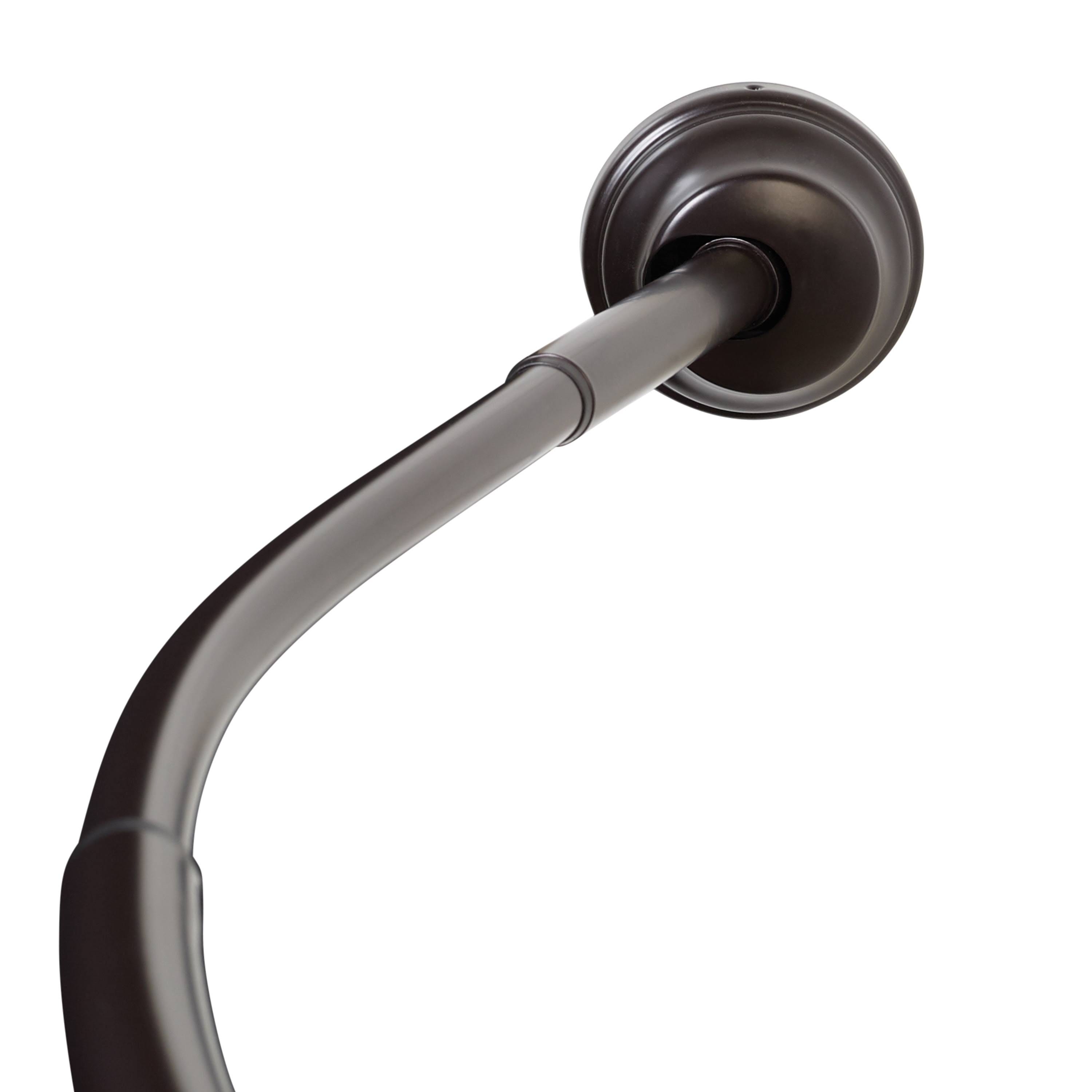 Rustproof Curved Shower Rod for Stall-Sized Showers | Image