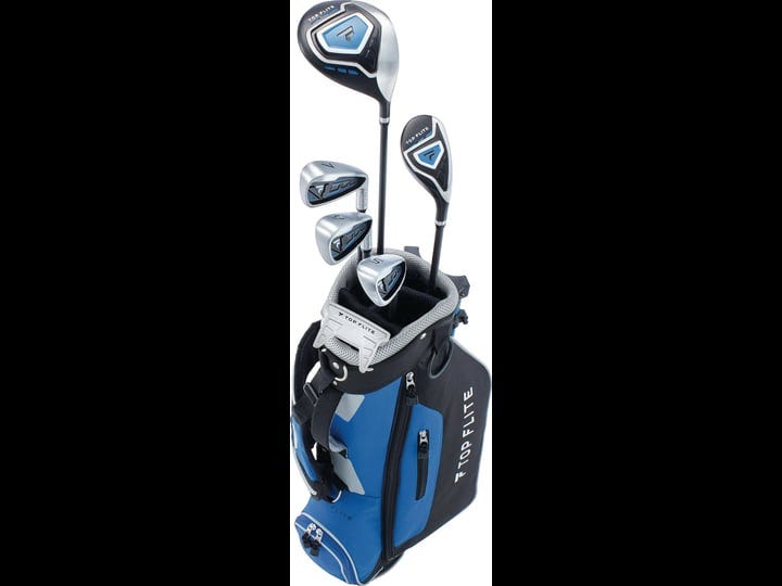 top-flite-kids-blue-black-left-hand-9-piece-complete-set-golf-galaxy-1