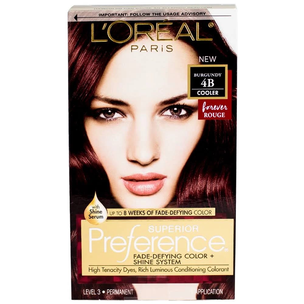 Superior Preference Permanent Haircolor - Cool Burgundy 4B | Image