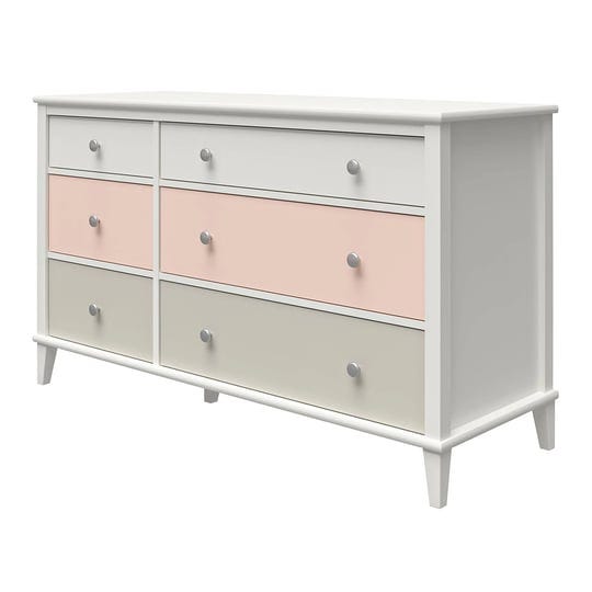 little-seeds-monarch-hill-poppy-white-6-drawer-dresser-blue-drawers-1