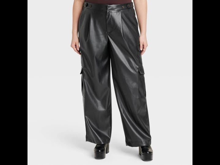 womens-high-rise-straight-faux-leather-cargo-pants-a-new-day-black-27