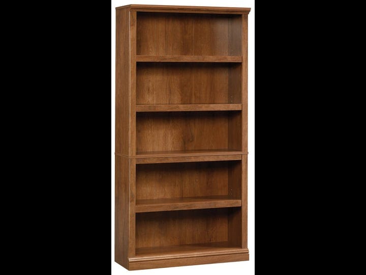 sauder-oiled-oak-finish-5-shelf-bookcase-1