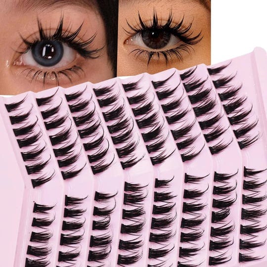 16mm-individual-cluster-lashes-extension-eyelashes-wet-makeup-look-fluffy-mink-lashes-for-japanese-m-1