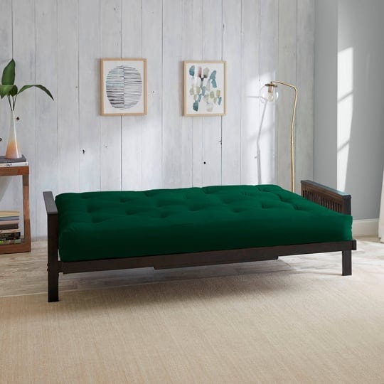porch-den-queen-6-inch-futon-mattress-mattress-only-hunter-green-1