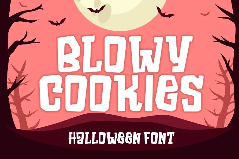 Blowy Cookies Font 1