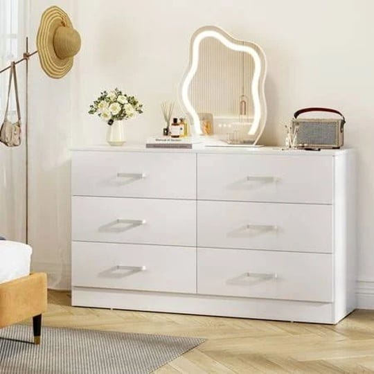 winkalon-6-drawer-white-double-dresser-wood-storage-cabinet-with-easy-pull-out-handles-for-living-ro-1