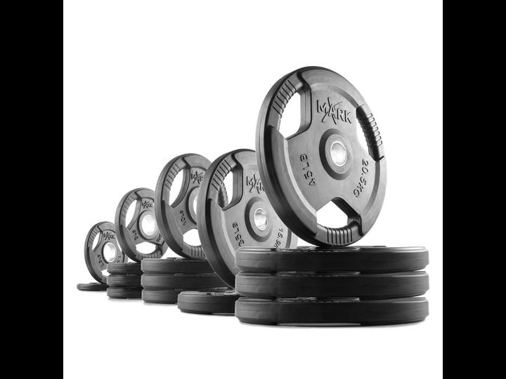 xmark-olympic-plates-pairs-and-sets-olympic-weight-plates-rubber-coated-olympic-weight-plate-set-oly-1