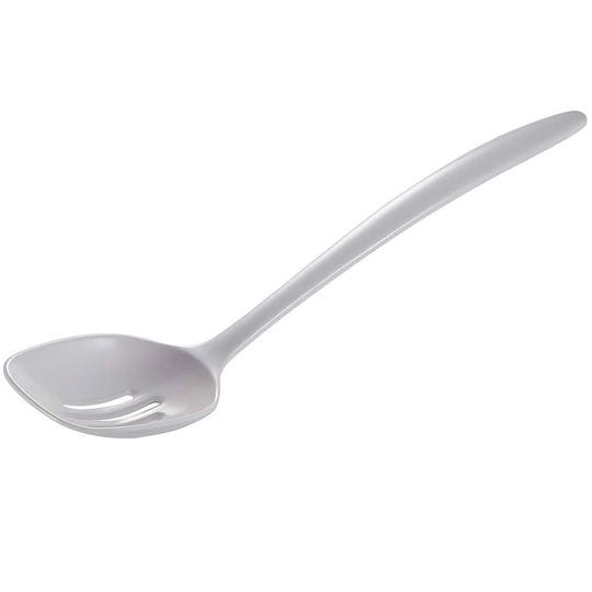 gourmac-12-white-melamine-slotted-spoon-1