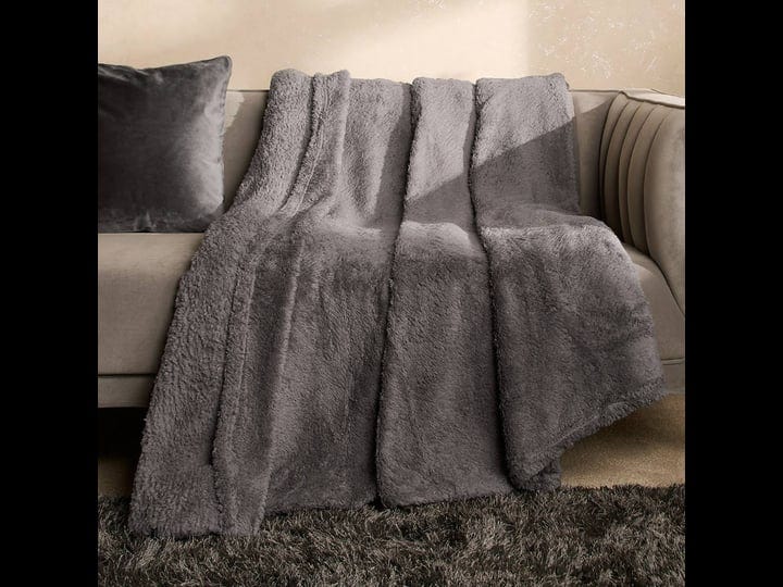 brentfords-teddy-fleece-blanket-soft-throw-over-bed-charcoal-grey-150-x-200cm-1