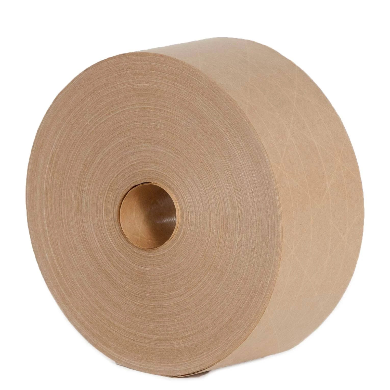 PackageZoom 8 Rolls Reinforced Gummed Kraft Paper Tape | Image