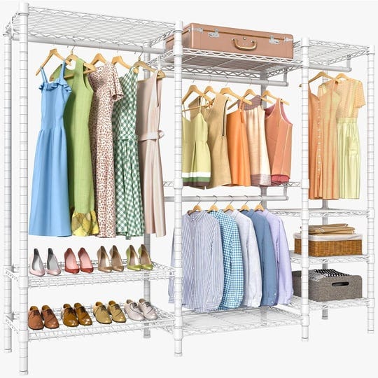 vipek-v8-basic-heavy-duty-garment-rack-shoe-rack-freestanding-clothes-rack-wardrobe-closet-white-1