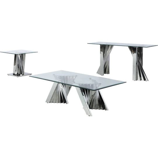 glass-coffee-table-sets-coffee-table-end-table-console-table-with-stainless-steel-base-1