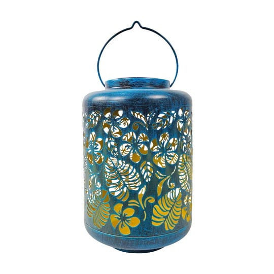 bliss-12-tall-decorative-solar-led-lantern-lights-tropical-flower-1