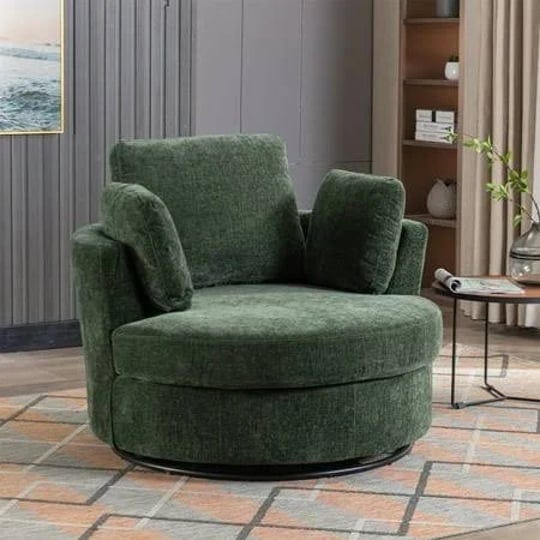 aukfa-swivel-accent-chair-42-inch-oversized-barrel-chair-read-chair-for-living-room-chenille-green-1