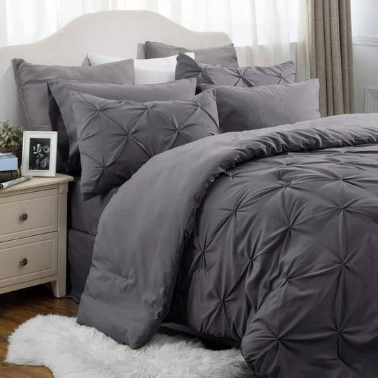 king-size-comforter-set-7-pieces-pintuck-bed-in-a-bag-with-comforter-bed-sheet-pillowcases-and-shams-1