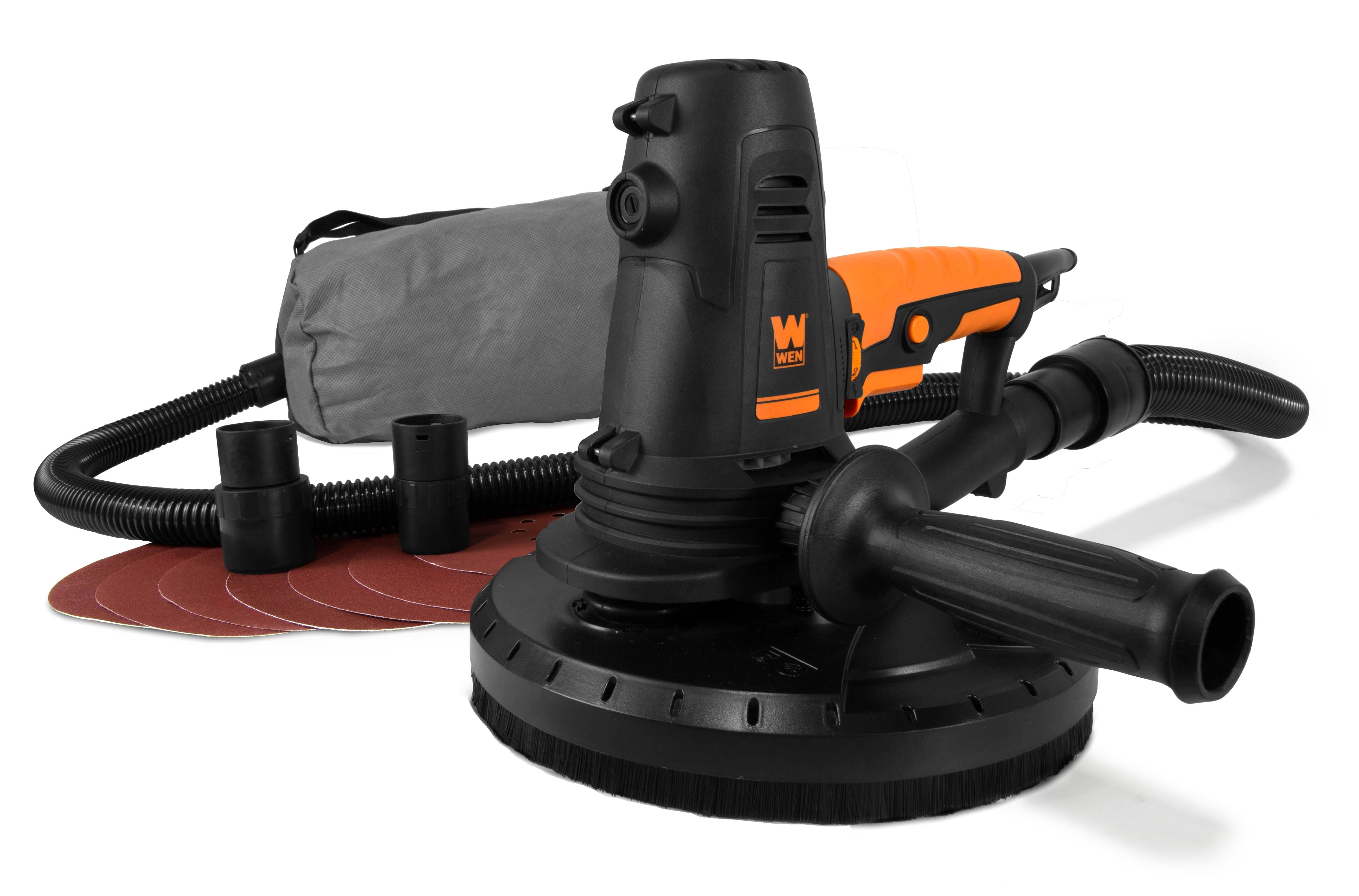 WEN Variable Speed Handheld Drywall Sander with Dust Hose and Collection Bag | Image