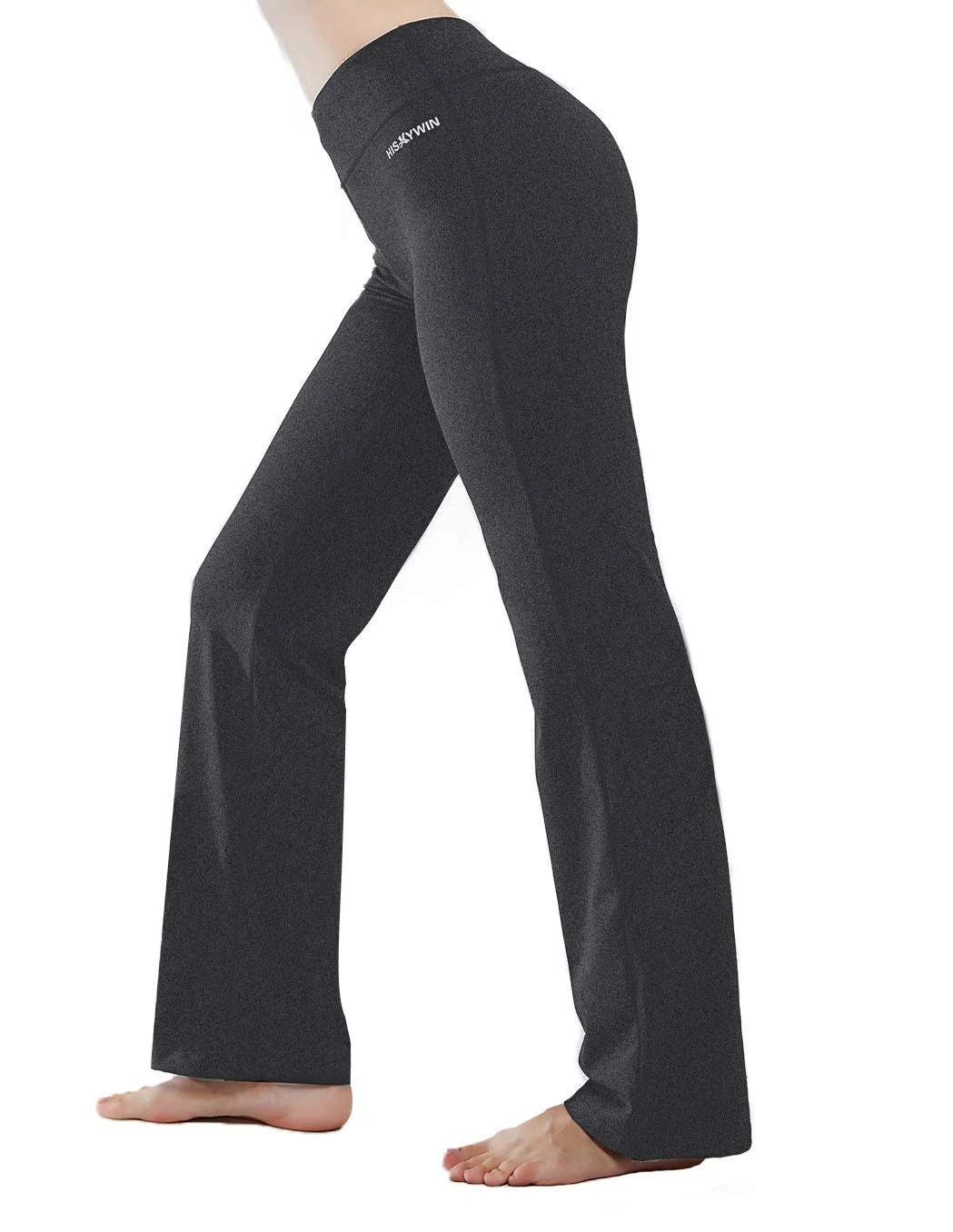 Stylish Yoga Pants with Tummy Control and Hidden Pocket | Image