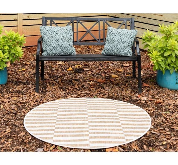 robinson-striped-indoor-outdoor-area-rug-in-taupe-ivory-beachcrest-home-rug-size-round-41-1