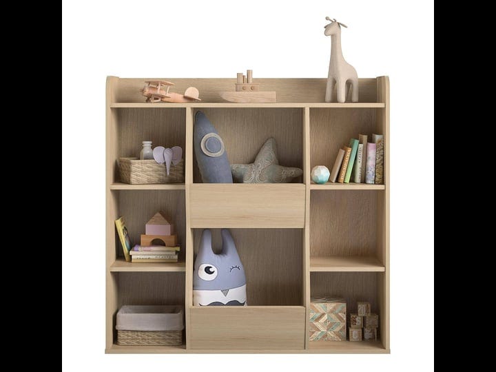 nathan-kids-large-toy-storage-bookcase-in-blonde-oak-1