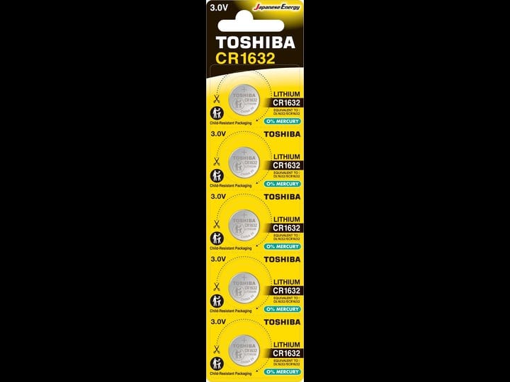 toshiba-cr1632-3v-lithium-coin-cell-battery-pack-of-5-1