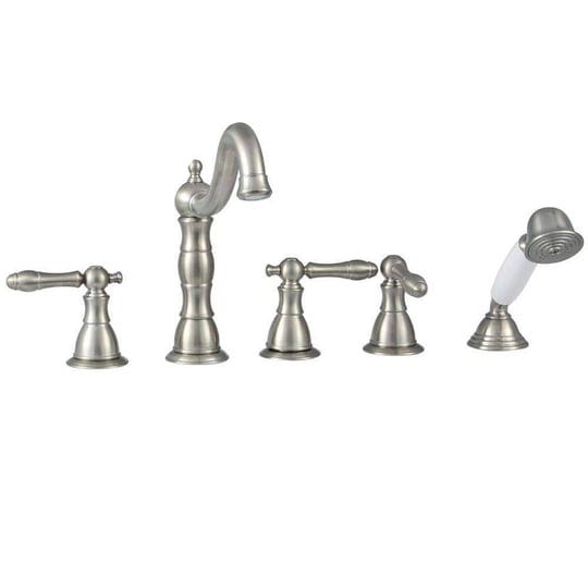 glacier-bay-lyndhurst-2-handle-deck-mount-roman-tub-faucet-with-handheld-shower-in-brushed-nickel-1