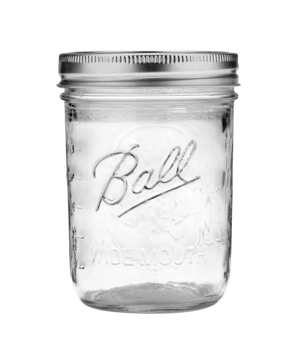 8 Piece BPA-Free Clear Pint Jars for Preserves and Gift | Image