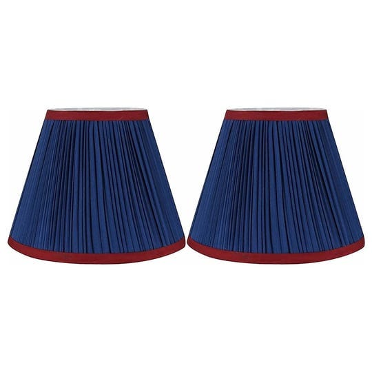 urbanest-set-of-2-pleated-softback-lamp-shade-faux-silk-5-inch-by-9-inch-by-7-inch-navy-blue-with-bu-1