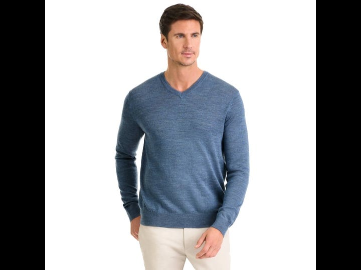 van-heusen-essential-merino-mens-v-neck-long-sleeve-pullover-sweater-blue-regular-large-sweaters-pul-1