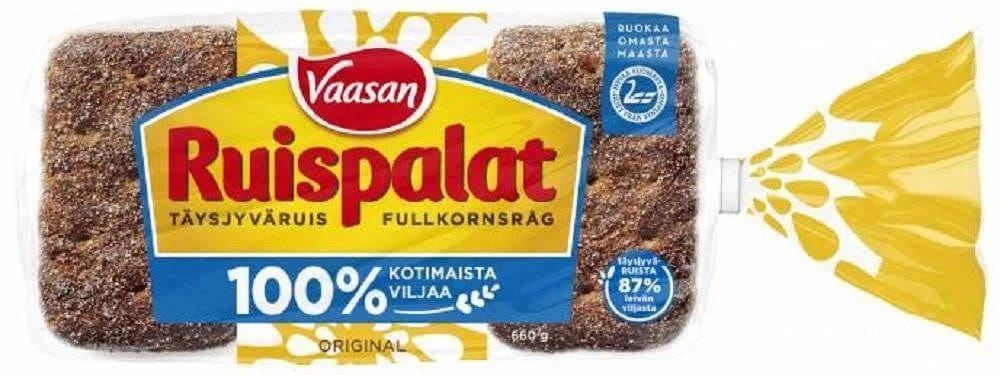 Delicious Vaasan Ruispalat - Finnish Bread | Image